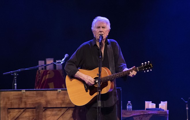 Graham Nash, who plays Bilheimer Capitol Theatre in Clearwater, Florida on Nov. 1 and 2, 2023. - Photo by Josh Bradley