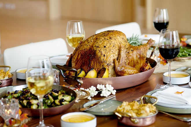 Tampa Edition is also offering a take-home Thanksgiving meal for 4-5 people that “features a succulent roast turkey complemented by classic accompaniments - Photo via Tampa EDITION