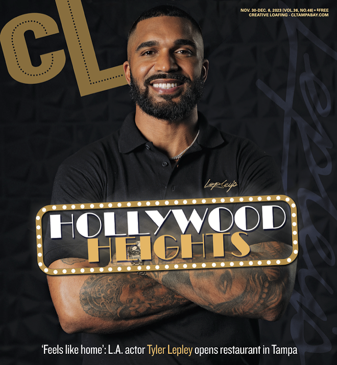 Actor Tyler Lepley soft launched his new restaurant and lounge in late October. - Photo by Tre 'Junior' Butler / Design by Joe Frontel