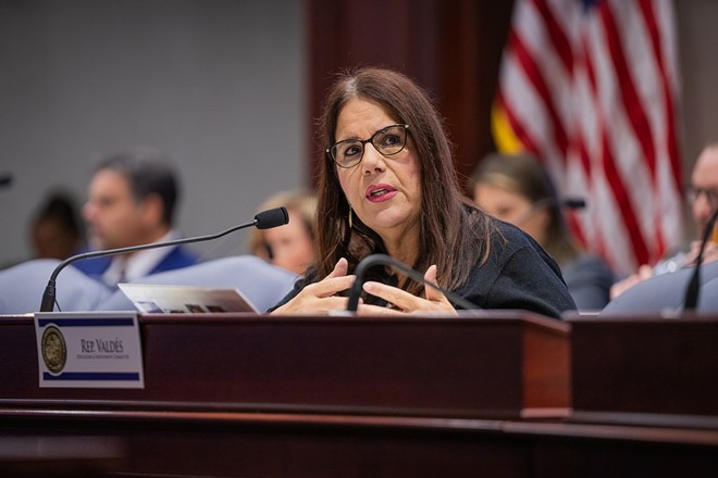 Florida Rep. Susan Valdés, D-Tampa, concluded that she has hope her issues with the legislation will be 'resolved' by way of amendments to the language of the bill ahead of its final passage. - Photo via State of Florida