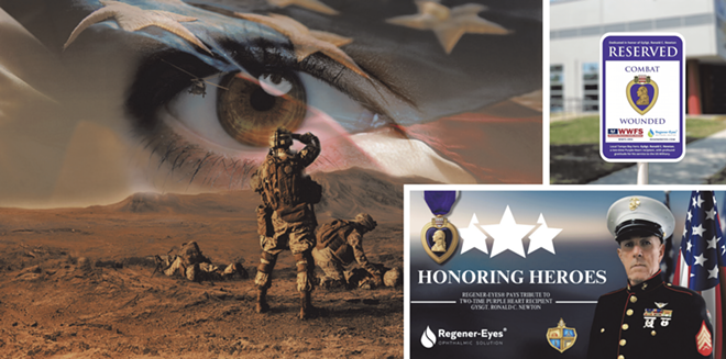 Honoring Heroes: Regener-Eyes® Pays Tribute to Two-Time Purple Heart Recipient
