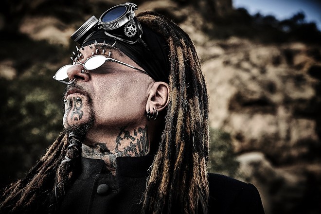 Al Jourgensen of Ministry, which plays Jannus Live in St. Petersburg, Florida on March 24, 2024. - Photo by Derick Smith via FR-PR