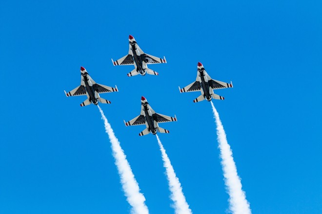 USAF Thunderbirds - Photo via coachwood/Adobe