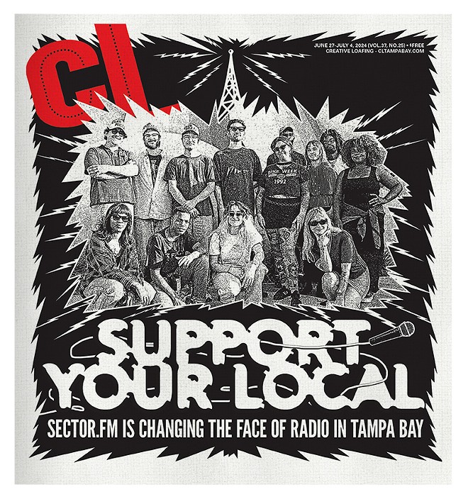 The June 27, 2024 cover of Creative Loafing Tampa Bay - Photo by Dinorah Prevost / Design by Joe Frontel