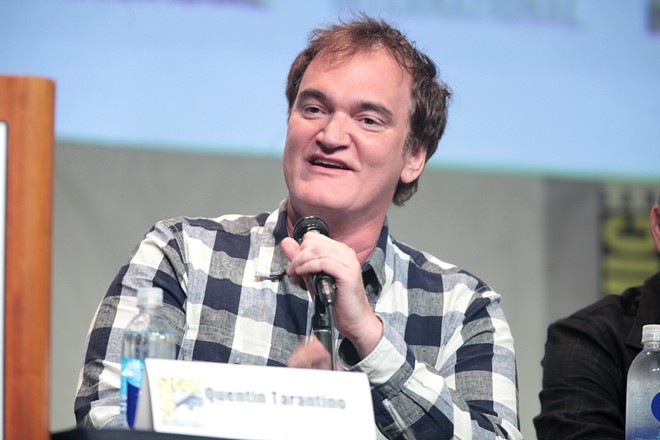 Quentin Tarantino speaking at the 2015 San Diego Comic Con International, for "The Hateful Eight", at the San Diego Convention Center in San Diego, California. - Photo by Gage Skidmore