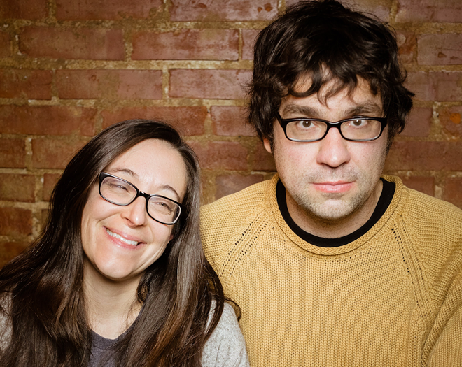 Kelly Buttermore (L) and Justin Peters - Photo c/o Countdown Improv Festival