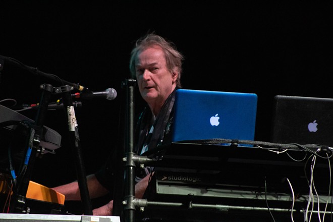 Geoff Downes, who brings Yes to Hard Rock Event Center in Tampa, Florida on Aug. 15, 2024. - Photo by Josh Bradley