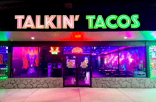 Talkin' Tacos, which is now open at 1819 E Fowler Ave. in Tampa, Florida. - Photo via Talkin Tacos Tampa