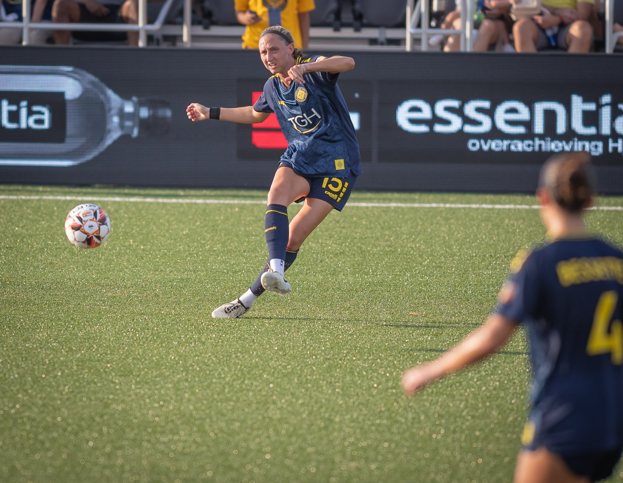 Tampa Bay Sun FC defender Brooke Hendrix at Blake High School in Tampa, Florida on Aug. 18, 2024. - Photo by Ryan Kern