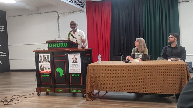 Africa People’s Socialist Party Chairman Omali Yeshitela, speaking at the party’s headquarters in St. Petersburg on Aug. 28, 2024. - Photo by Mitch Perry/Florida Phoenix