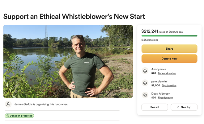 GoFundMe for Florida whistleblower fired after leaking DeSantis' state park plans reaches over $200K (2)