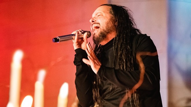 Korn, which plays MidFlorida Credit Union Amphitheatre in Tampa, Florida on Sept. 12, 2024. - Photo via kornchannel/YouTube