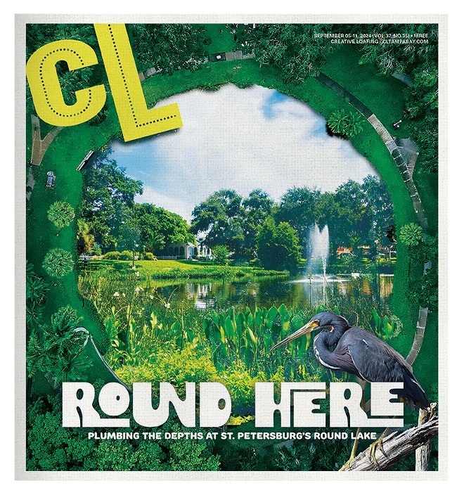 The Sept. 5, 2024. cover of Creative Loafing Tampa Bay. - Photos by Todd Bates and Amanda Hagood. Design by Joe Frontel