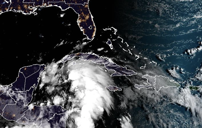 Potential Tropical Cyclone 9 is expected to intensify and become Hurricane Helene over the next 48 hours. - Photo via NOAA