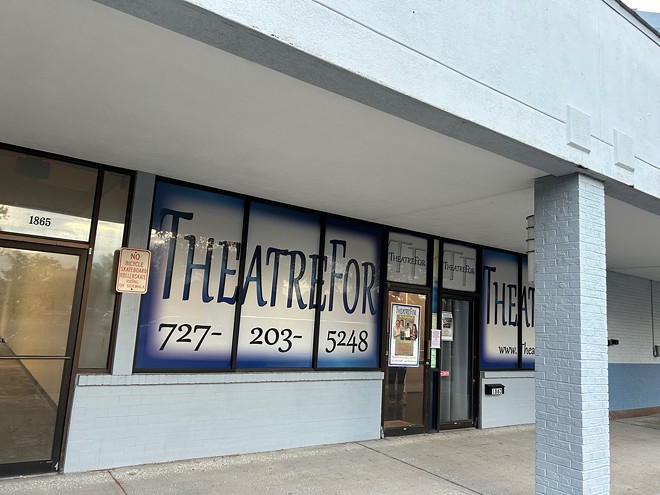 PLAZA SWEET: TheatreFor’s neighbors in the Sunset Square Shopping Center include an ice cream shop and a Planet Fitness. - Photo by David Warner