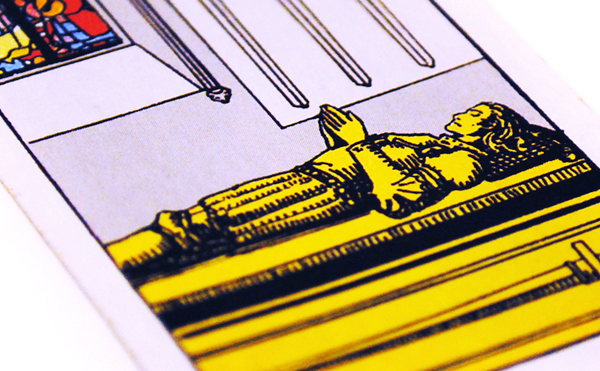 With the Four of Swords reversed, I urge you to approach this situation cautiously.
