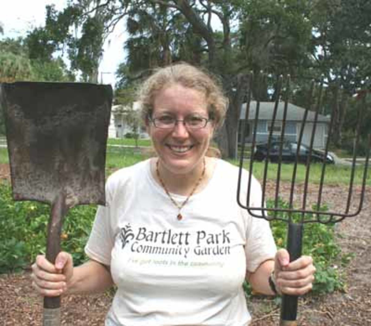 Andrea Hildebran of Bartlett Park Community Garden