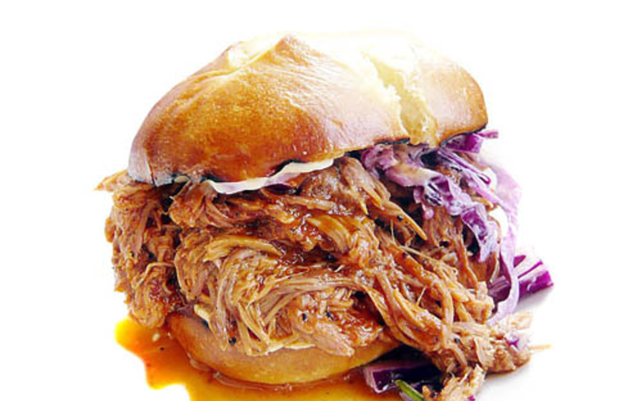 Easy, Southern-style pulled pork fresh from the slow cooker