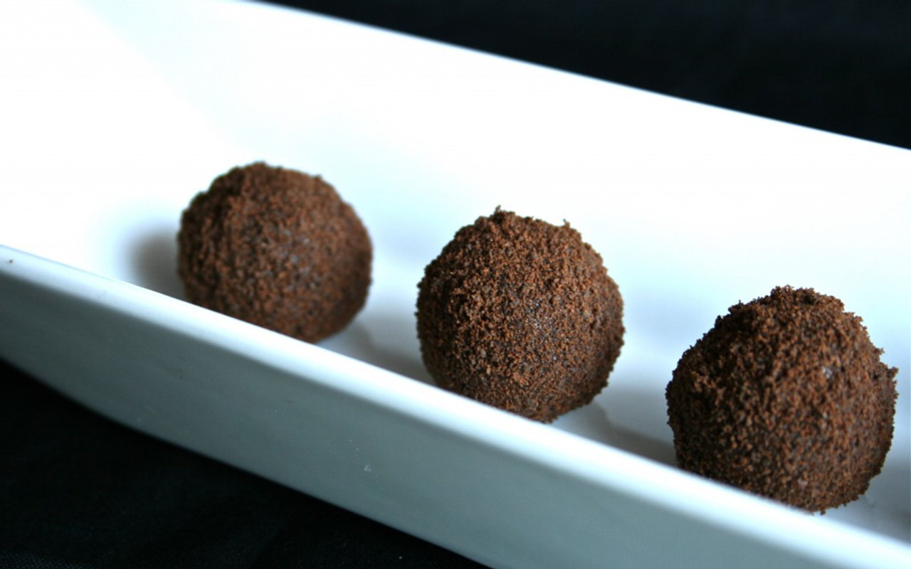 Thin Mint truffles (recipe)