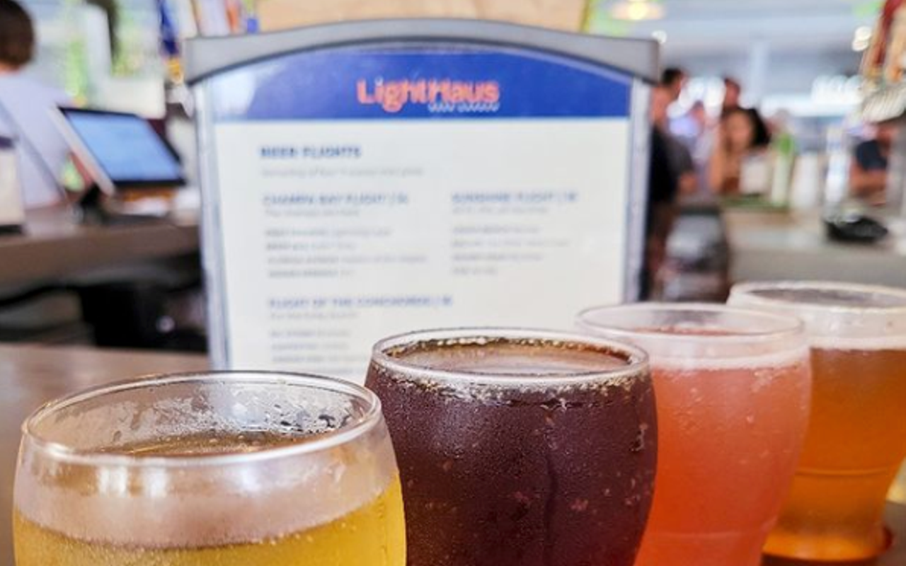 Lighthaus Beer Garden is now open at Sparkman Wharf in Tampa, Florida.