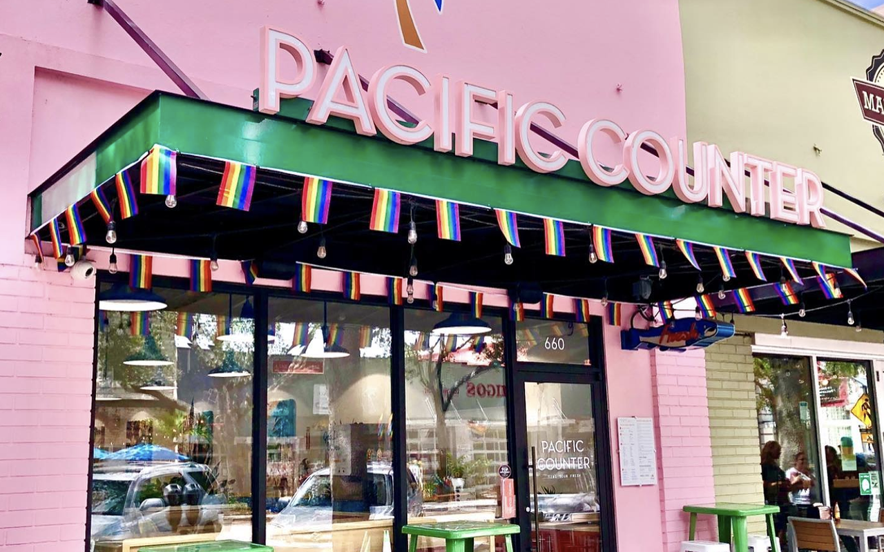 Pacific Counter's St. Petersburg, Florida location on Central Avenue.