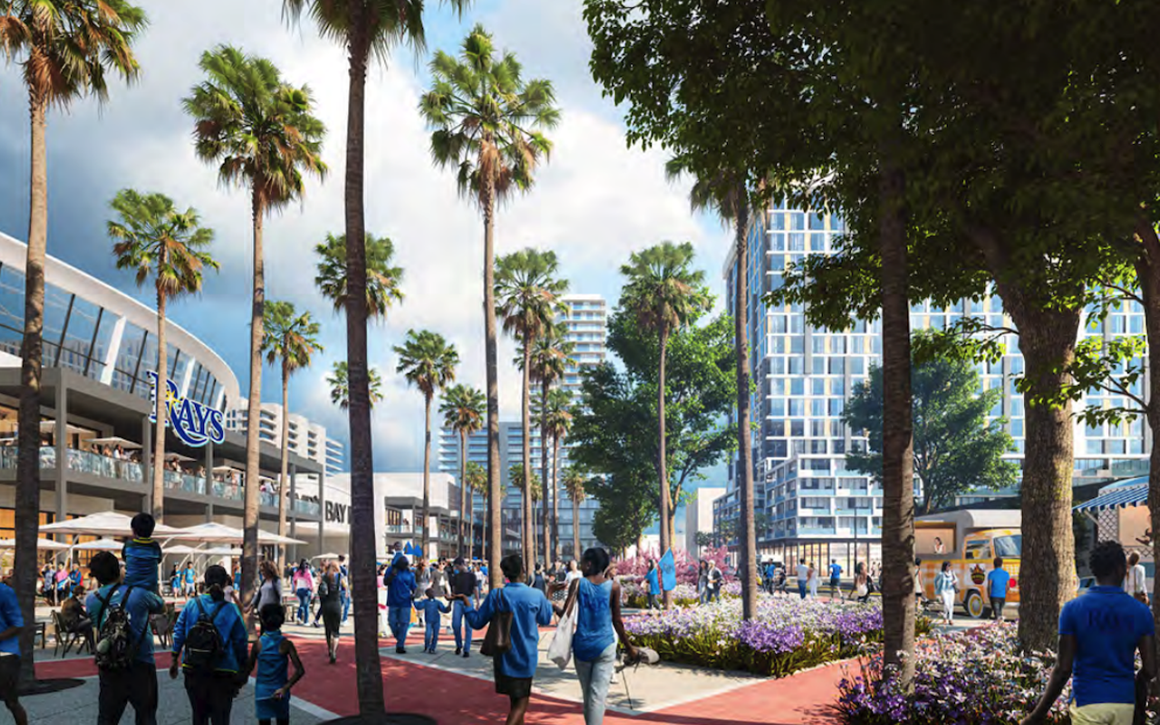 St. Pete or Tampa? New renderings show different visions for a Rays ballpark