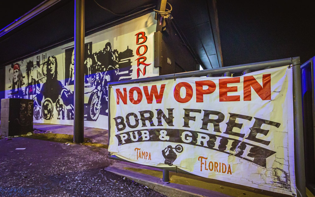 Born Free Pub & Grill in Tampa, Florida on Sept. 23, 2022.