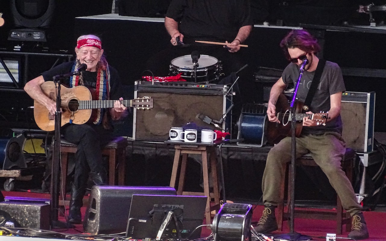 Willie Nelson and Micah Nelson