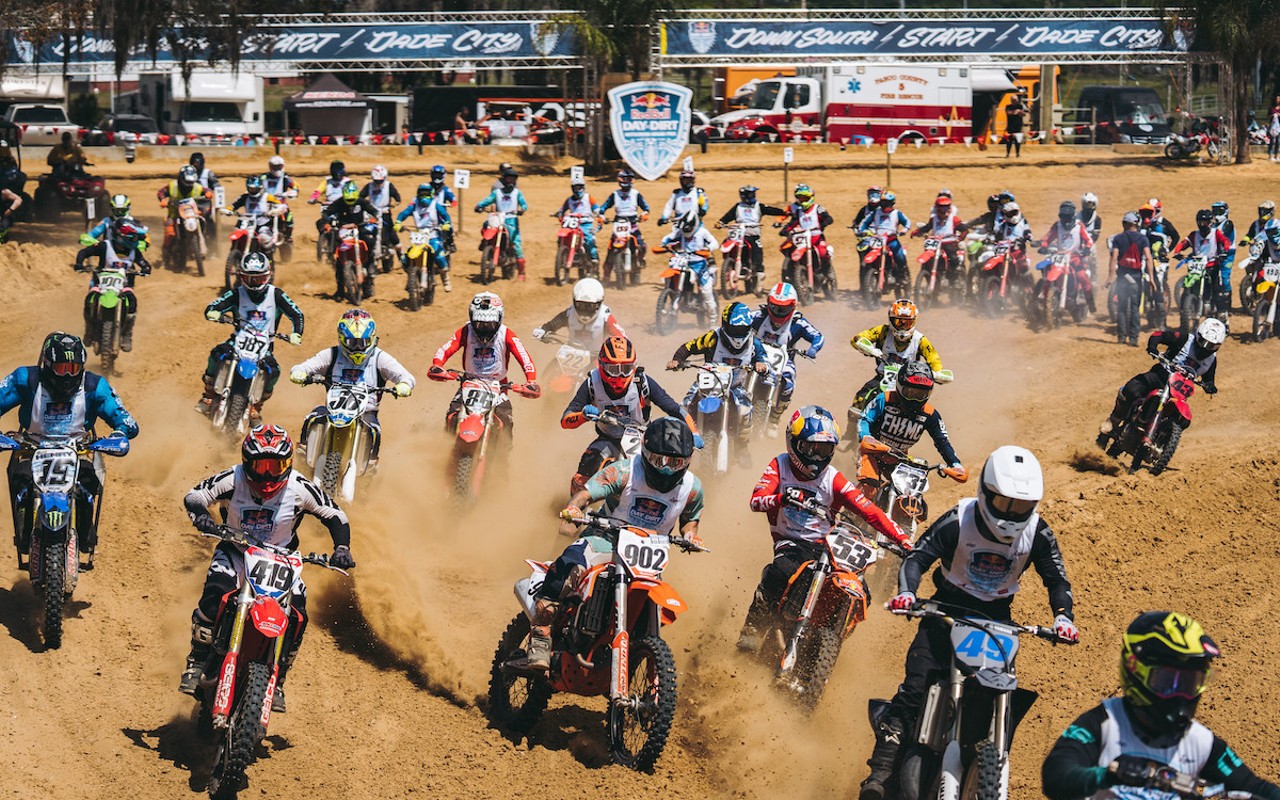 Participants complete at Red Bull Day In The Dirt Down South in Dade City, Florida, USA on 12 March, 2021.