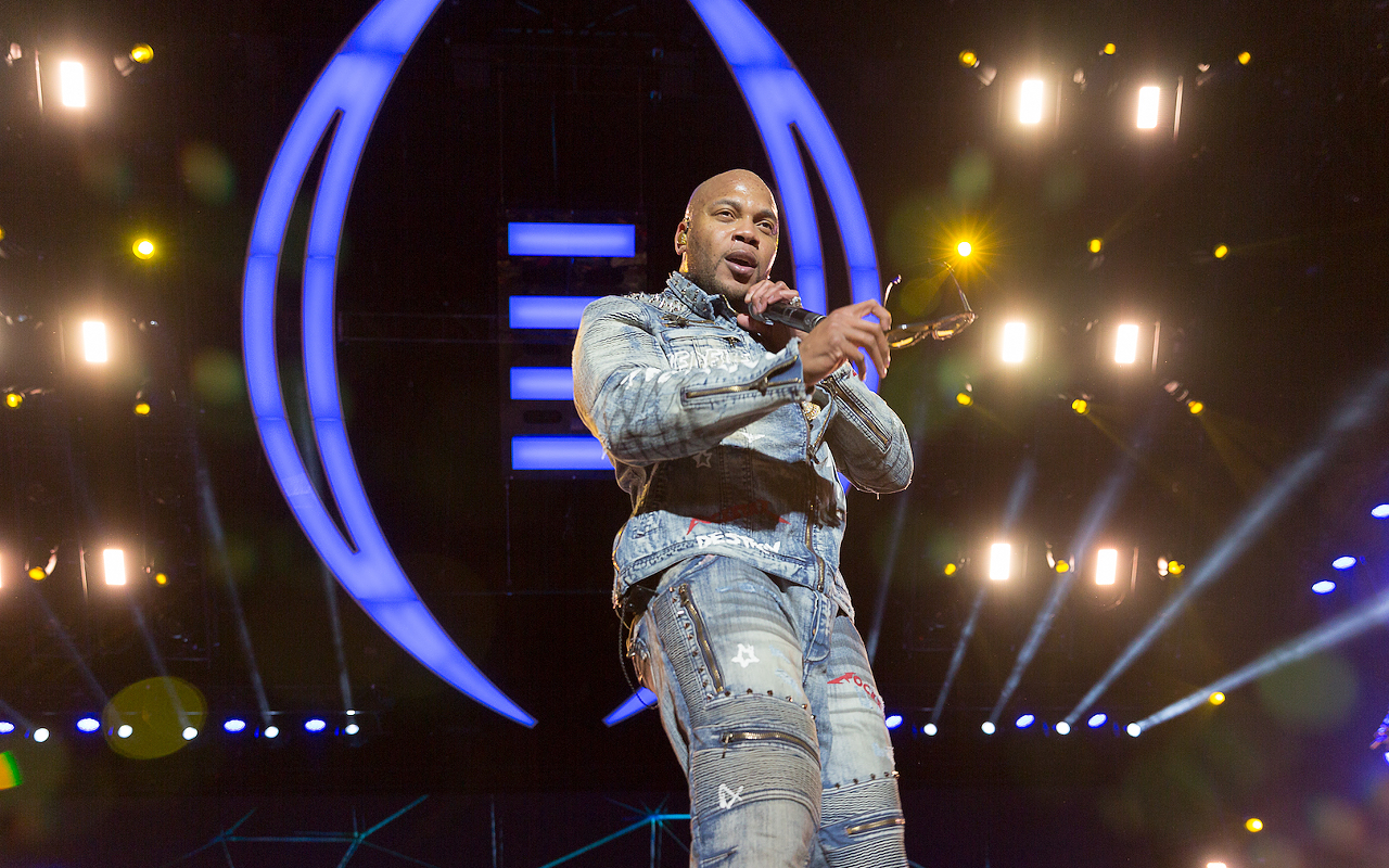 Flo Rida who plays Busch Gardens Food & Wine Festival in Tampa, Florida on March 26, 2023.