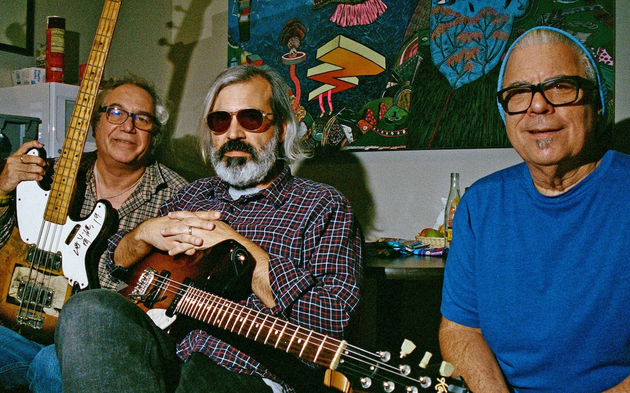 (L-R) MSSV's Mike Watt, Mike Baggetta and Stephen Hodges.