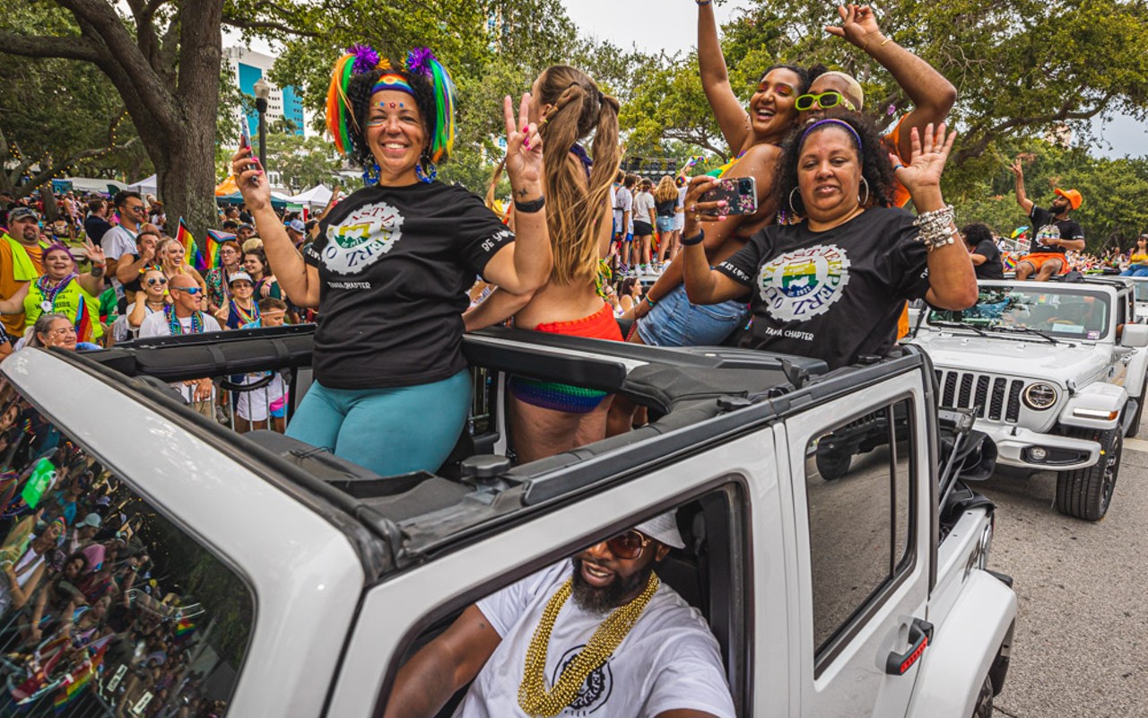 Paradegoers at St. Pete Pride 2022.