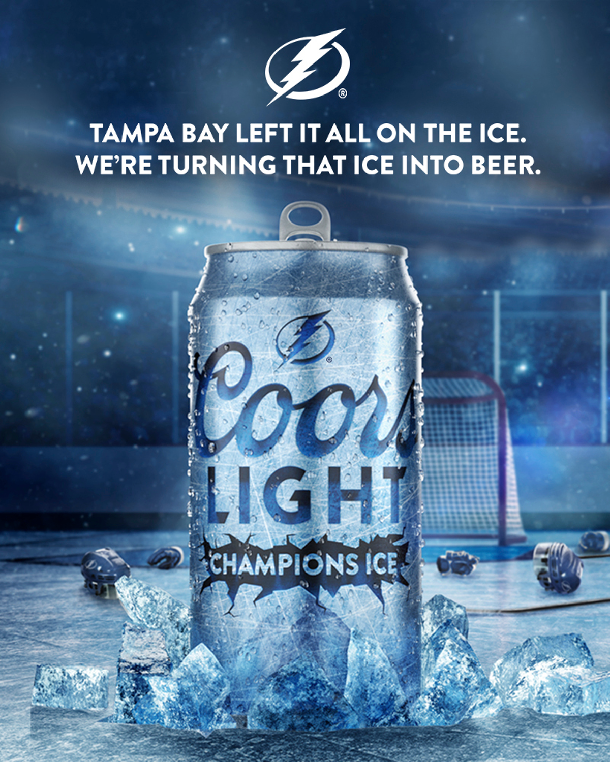 Coors Light launches beer using ice from the Stanley Cup finals 