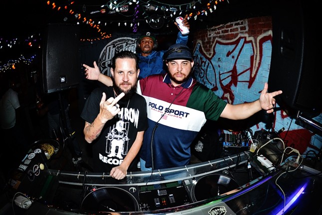Photos of DJ Ynot at Crowbar's Ol' Dirty Sundays