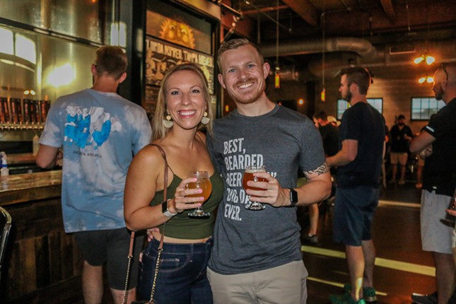 Everyone we saw at Coppertail's fifth anniversary party in Ybor