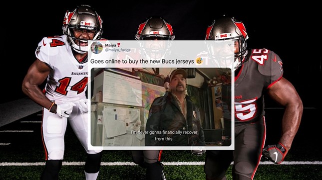 People have mixed feelings about the Tampa Bay Buccaneer's new uniforms