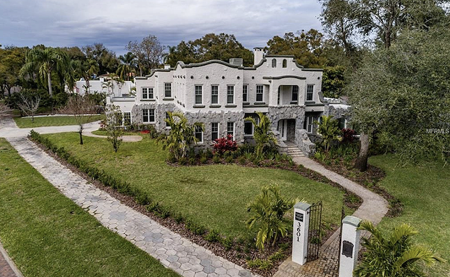 The historic Allendale 'castle' in St. Petersburg is still on the market, remarkably