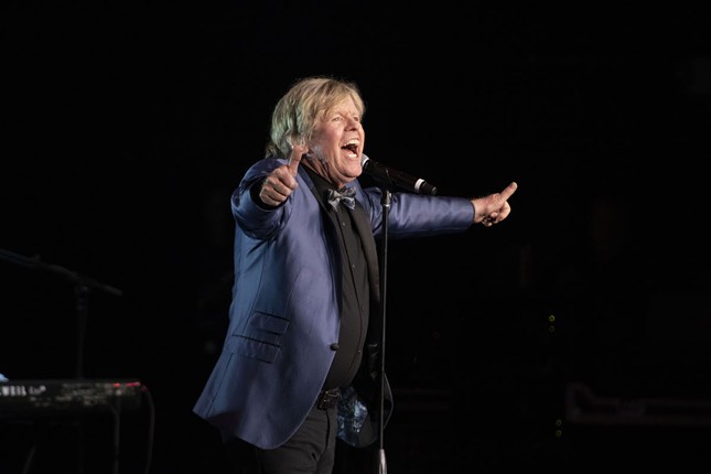 Peter Noone plays Ruth Eckerd Hall in Clearwater, Florida on Dec. 17, 2022.