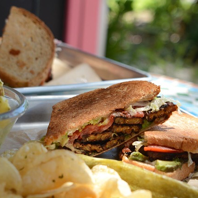 New in Gulfport, the vegan deli's meatless menu features sandwiches like the TALT.