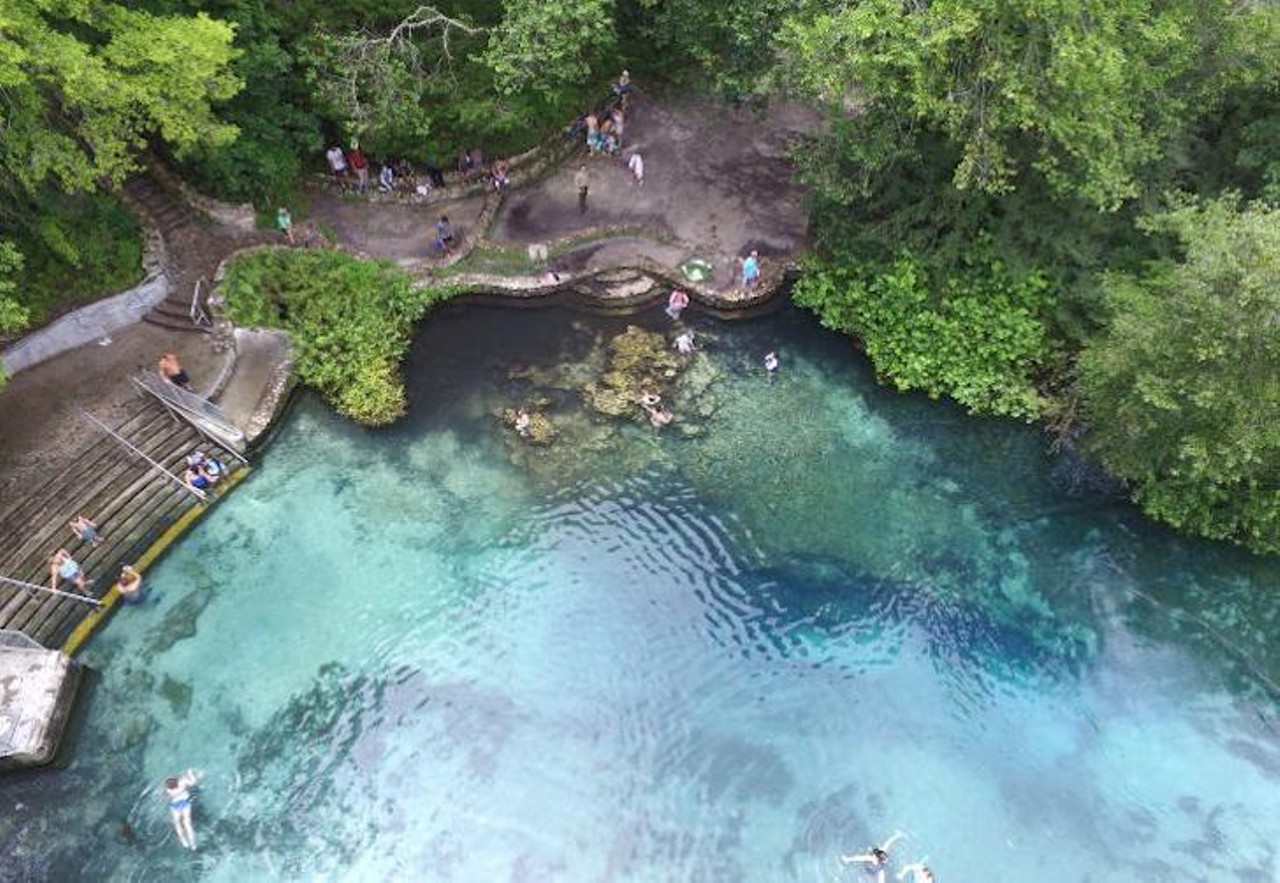 Ichetucknee Springs State Park 
Estimated Drive Time from Tampa: 2 hours and 30 minutes
Ichetucknee Springs State Park is located on the Ichetucknee river and is a perfect place for people looking to swim, canoe, kayak, or observe the park&#146;s wildlife such as beavers, otters, turtles, wild turkeys and ducks. Amenities available to visitors include shower stations, restrooms, nature trails, a pavilion, a playground and parking. A day at the spring costs $6, which is limited between two and eight people; a single person car costs 4$ for entry. The park is open everyday from 8 a.m. until sundown. 
Photo via State Park Website