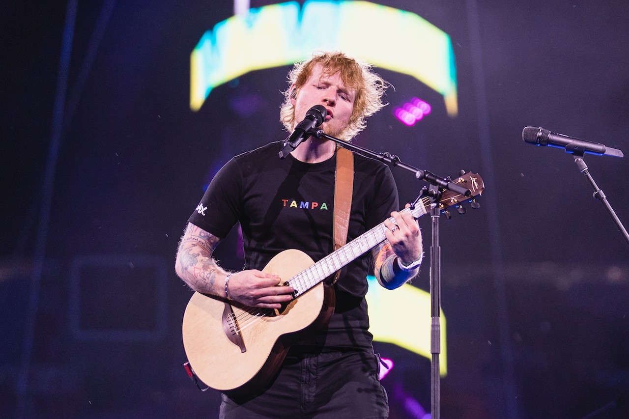 Review In Tampa, Ed Sheeran stages fiery, mathematical career