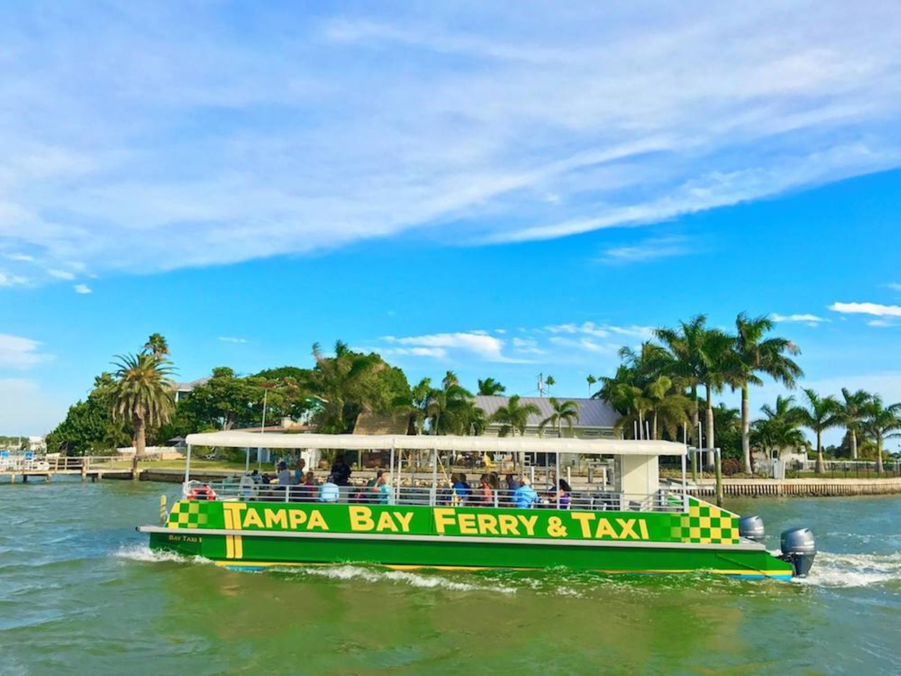 Take the ferry to Egmont Key State Park from Fort DeSoto
170 Johns Pass Boardwalk, Madeira Beach, 727–393-1947
Egmont Key State Park invites visitors to explore its large nature preserve and Fort Dade, a large fort dating back to the Spanish-American War that covers expansive areas of the island. With unique opportunities for shelling, swimming and snorkeling, there’s an adventure for everyone. The ferry takes only an hour from dock to dock, offering over three hours to explore the park.  
Photo via Hubbard’s Marina/Facebook
