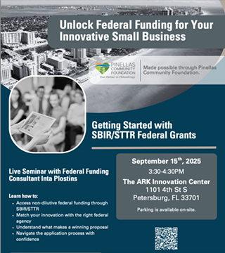 Image: Unlock Federal Funding for Your Innovative Small Business: Getting Started with SBIR/STTR Federal Grants