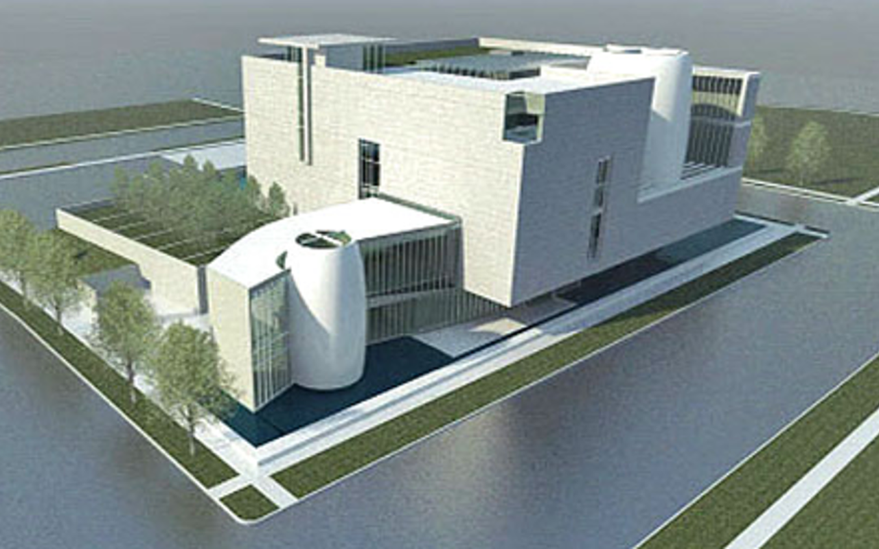 Architects' rendering of the proposed museum.