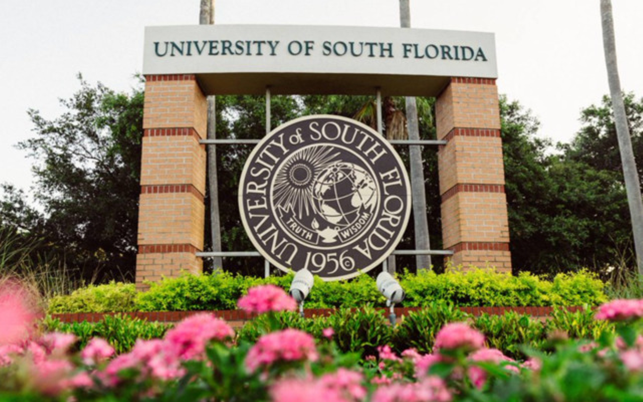 University of South Florida in Tampa, Florida.