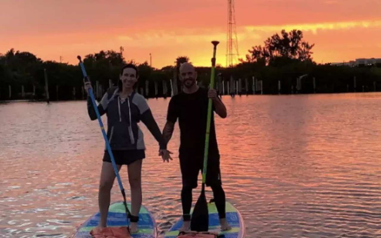 Image: Valentine's Day Special - Sunset Paddle with Urban Kai