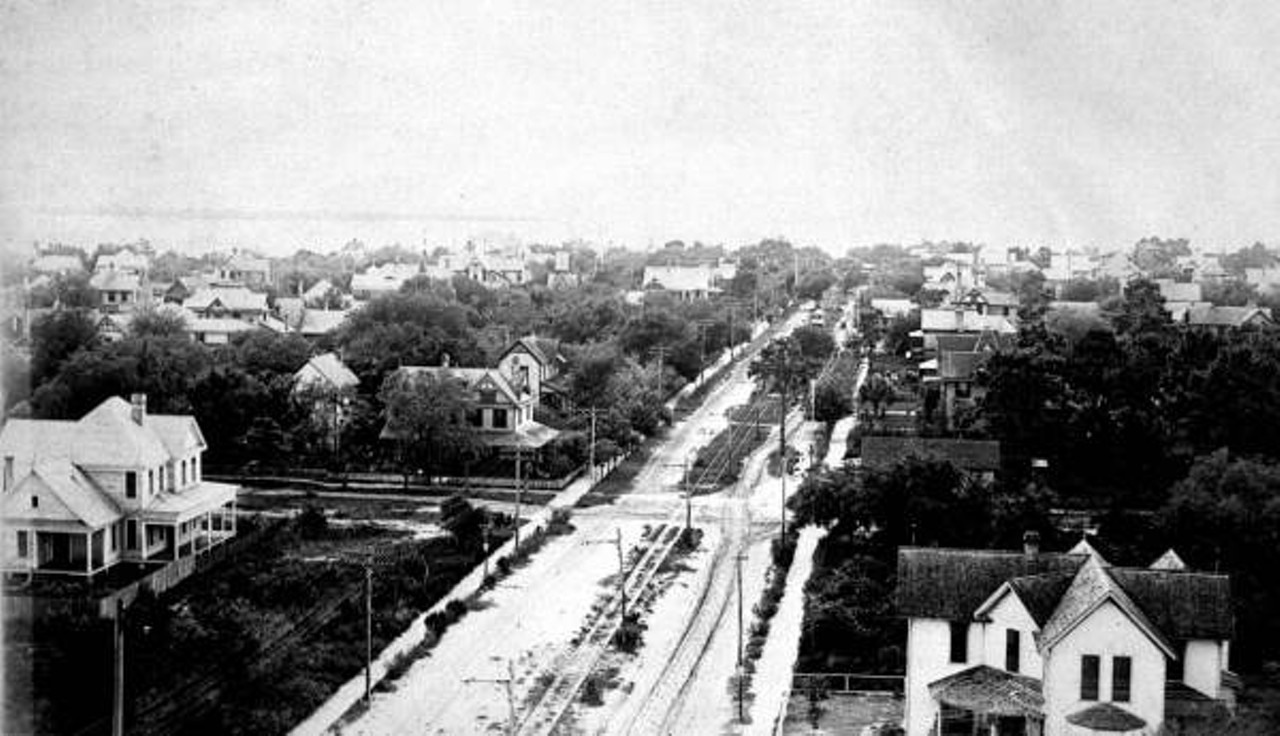 View of Hyde Park from the J.B. Tower, 1890