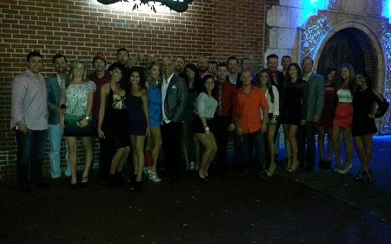 The crew at Vintage on their last night before closing.