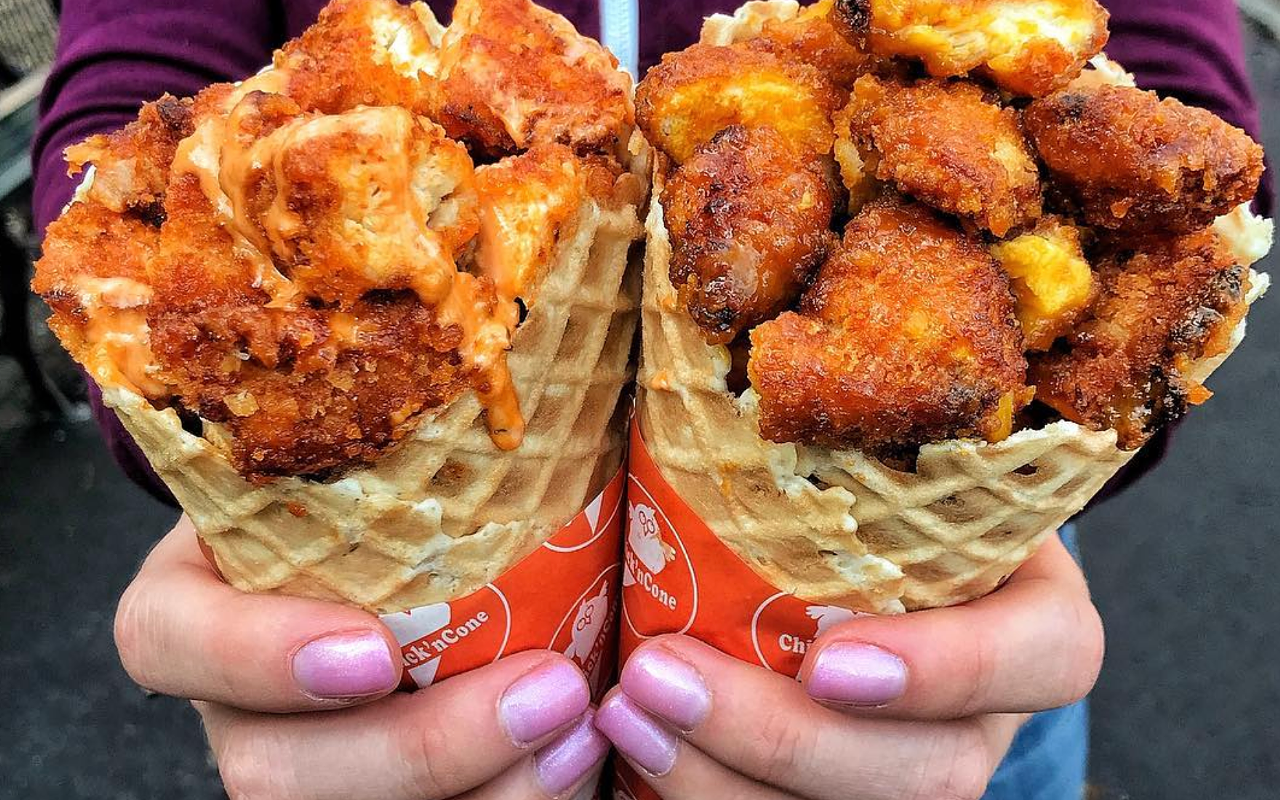 Viral chicken and waffle spot, Chick’nCone, will officially open next week in St. Pete