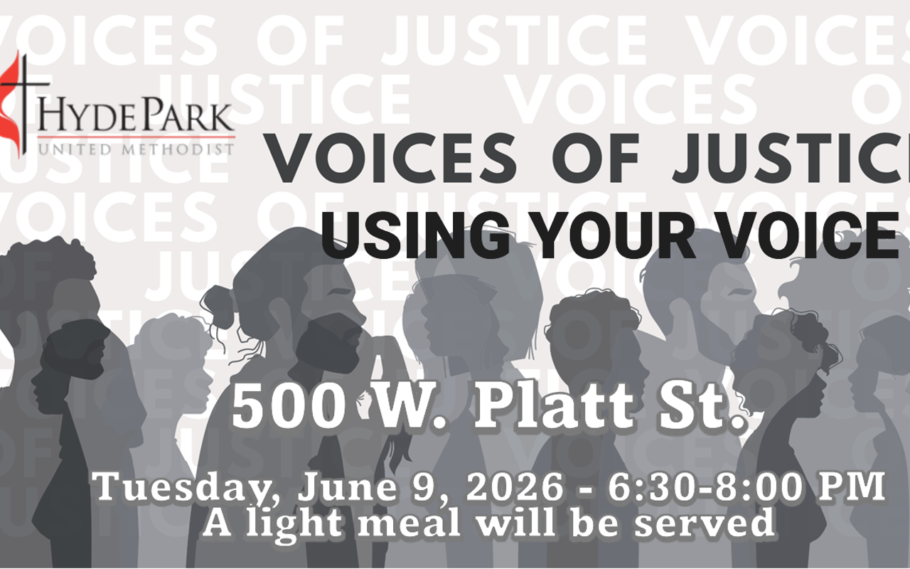 Image: Voices of Justice: Using Your Voice